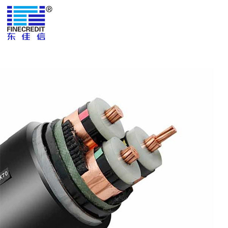 Copper Conductor YJV22 11kv 3 Core Xlpe Cable For Construction